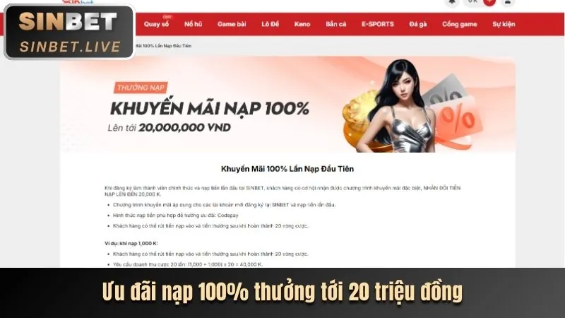 Hình ảnh các chương trình khuyến mãi và ưu đãi hấp dẫn tại 95vn12